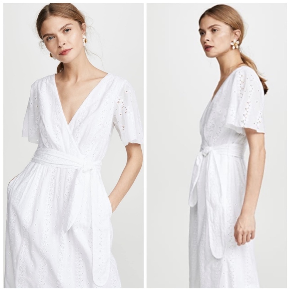 Joie Azariah Eyelet Midi Dress - Picture 8 of 15